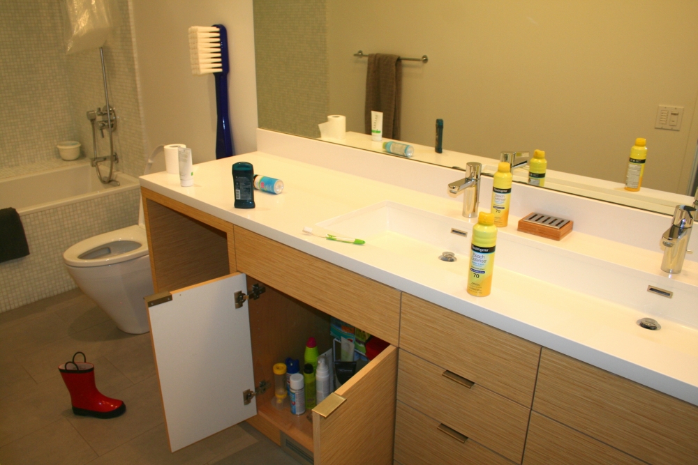 Bathroom scene